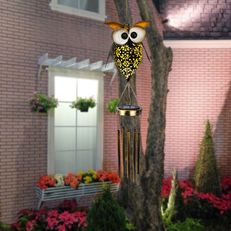 Solar LED Owl Bird Lights Garden Balcony Path Yard Patio Decoration Lights