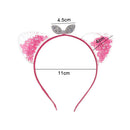 Party Transparent Hair Accessories Crown Cat Ear Head Band Cartoon Hair Band
