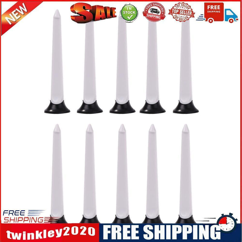 10pcs Golf Ball Holder Rubber Cushion Tee Plastic Golf Tees Training Aids