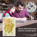 Educational Jigsaw Assembling Toys 1000pcs DIY World Map Puzzle for Kids Ad