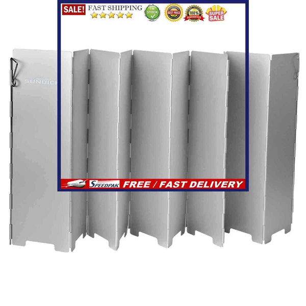 Foldable Stove Windshield Portable Camping Stove Outdoor Gas Cooker Windbreak