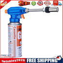1300-Degree Portable Gas Flame Torch Flamethrower with Adjustable Hose Blue