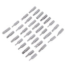 Security Tamper Proof Bit Set 33pc Torq Torx Hex Star Spanner Tri Wing Scre