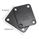 Electric Guitar Neck Plate Joint Board Fender Musical Accessory (Black) Newly