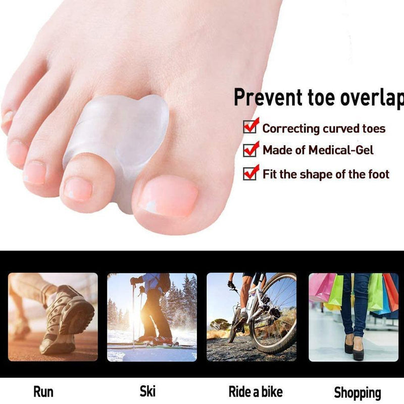 Toes Separator Foot Care Hallux Valgus Orthotics Thumb Corrector (Right)