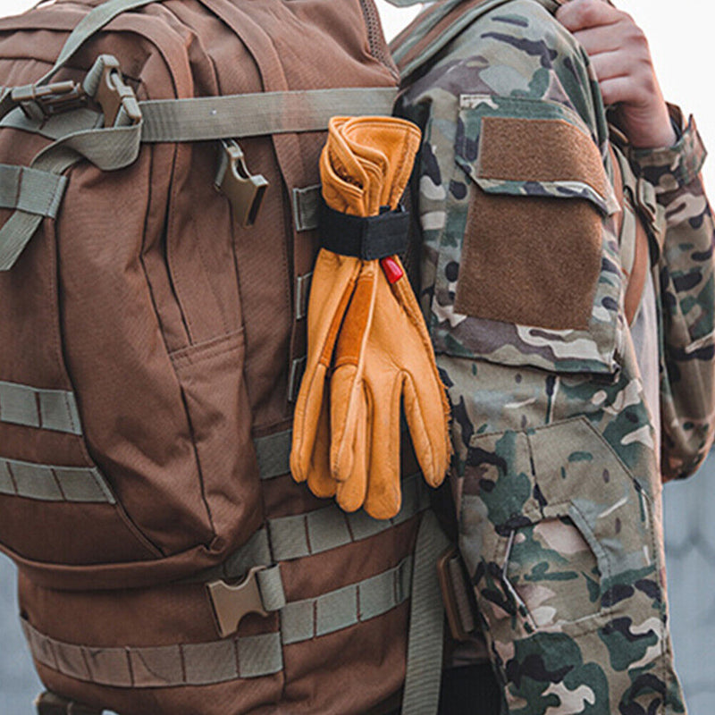 2pcs Outdoor Gloves Mountain Climbing Rope Storage Buckle Travel Hiking Buckl