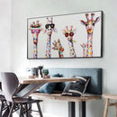 5D Diamond Painting Kit DIY Drawing Giraffe Family Full Square Drill Room Decor