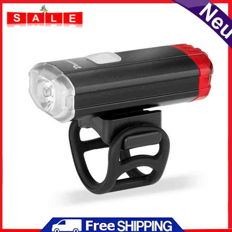 Bike Helmet Light Rechargeable Front Rear Headlight Bicycle Safety Warning Lamp