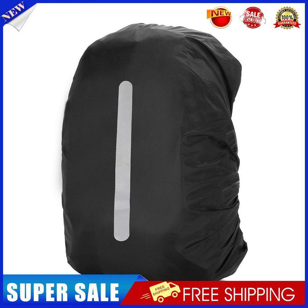 Reflective Waterproof Backpack Rain Cover Outdoor Protection Cover (Black)