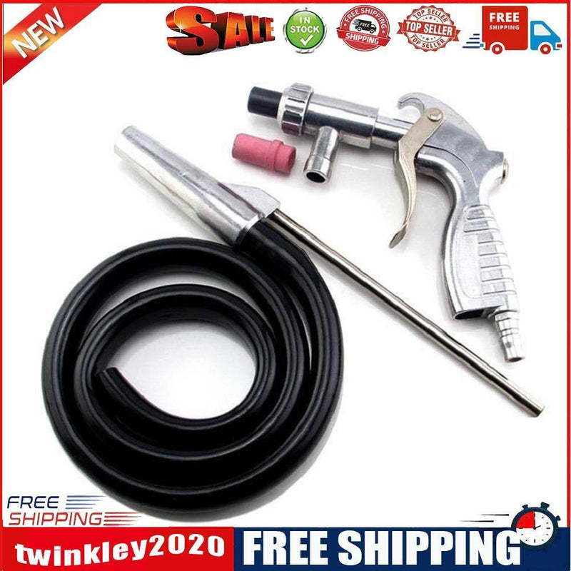 Handheld Pneumatic Sandblaster Sandblasting Spray Gun Abrasive Tools Kit