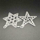 Star Metal Cutting Dies Die Cut Stencil Embossing Scrapbooking DIY A 2in1 S8I8
