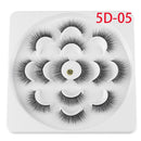Resuable Handmade 5D Mink Hair False Eyelashes Thick Cross Eye Lashes Extension