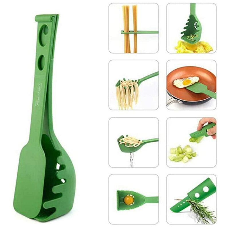 8 in 1 Versatile Kitchen Spatula Set, Spoon Colander Cooking Gadget for Cut Mash