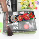 2pcs 5D Diamond Painting Leather Peacock Bookmarks Books Cross Stitch Craft