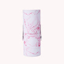 Portable PU Leather Makeup Storage Holder Cosmetic Brush Pen Cup Box (B) Newly