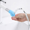 Silicone Faucet Extender Gadget Children Washing Splash-Proof Device (Blue)