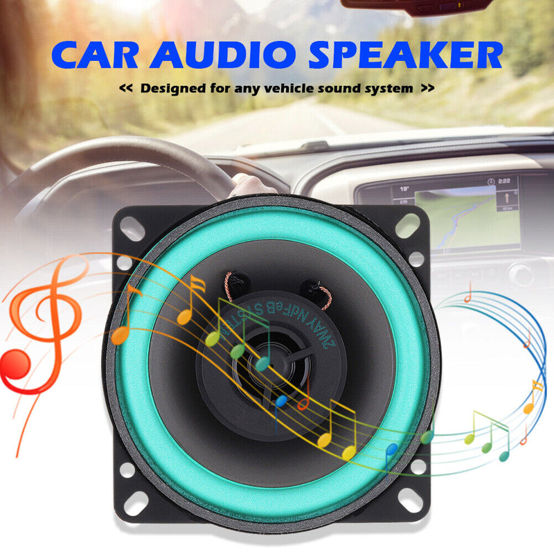 4"" 2 Way 100W Car Audio HiFi Coaxial Speaker Car Stereo Loudsspeaker VO-402