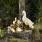 Garden Statue - Animal Sculptures Duck Outdoor Decoration Light (Battery) Newly