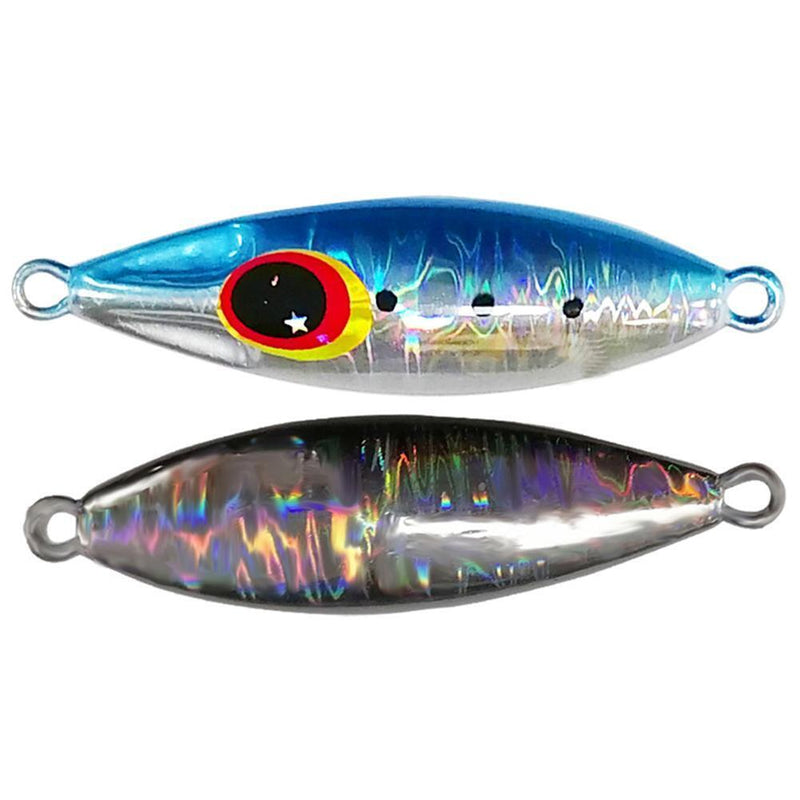 7cm 60g Spoon Jigbait Sinking Fishing Lure Artificial Tackle for River (Sil