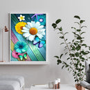 Diamond Painting DIY Daisy Butterfly Full Round Drill Rhinestone Picture