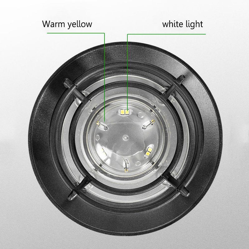 Camping Lantern 3 Gears Retro Tent Light for Travel Hiking Emergency (Black)