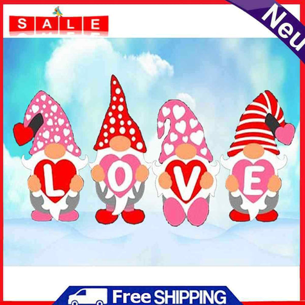 50x40cm DIY Gnome Oil Paint By Numbers Wall Home Living Room Bedroom Decoration