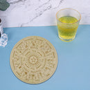 Astrology Game Playing Plate Carved Divination Pendulum Board with Stars Mo