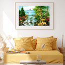 Full Round Drill Diamond Painting Kit Landscape Scenery Rhinestone Drawing