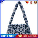 Animal Pattern Underarm Bag Women Mini Plush Shoulder Handbags Purse (12)