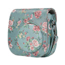 For Fujifilm Instax Mini 11 9 8+ 8 PU Leather Shoulder Bag+Album (Rose Red)