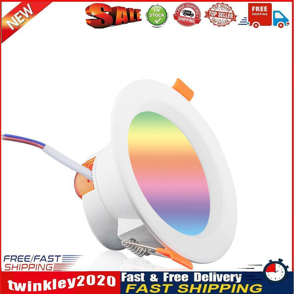 7W WiFi Smart RGBW LED Down Light for Home Automation Alexa Google Home Newly