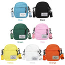 3pcs Women Canvas Patchwork Crossbody Bag Casual Mini Handbags (Black)
