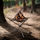Mountainhiker Camping Folding Fire Rack Stainless Steel Campfire Rack Stove