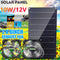 10W 12V Solar Panel Fan Kit Waterproof Dual Exhaust Ventilator for Sheds RV