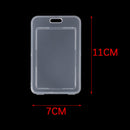 Card Holder Transparent IC Card Holder Protection Sleeve Business Card Case
