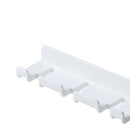 Punching Free Plug Hanger Wall-Mounted Toothbrush Bathroom Holder (White) Newly