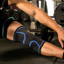 Elastic Fitness Compression Knee Protective Strap Knitted Nylon Calf Pad Slee