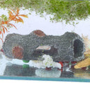 Aquarium Hide Fish Cave Ornament Hide Hollow Tree Hiding P4Z0 Decoration I6N0