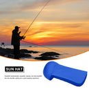 Cycling Visor Cap Outdoor Anti UV Breathable Fishing Neck Protector (Blue)
