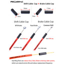 100x RISK Bicycle Cable Ends Cap Mountain Road Bike Shift Brake Wire Tube Plugs