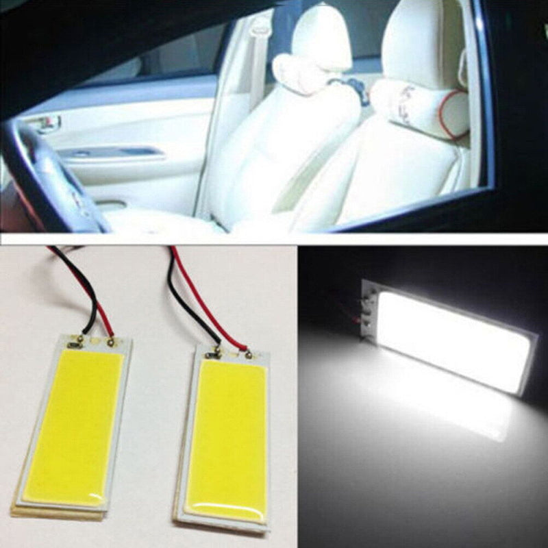 2pcs COB 36 Chip SMD LED Car Interior Lighting T10, BA9S, Dome Lamp Bulb 12V