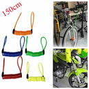 Anti-lost Reminder Cable Spring Coil Disc Brake Lock Motorcycle Safety Lanyard