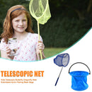 #A Kids Telescopic Butterfly Net Retractable Fishing Net Bucket Catching Insect