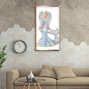 5D Diy Diamond Painting Angel Lady Special-shape Partial Drill Mosaic Wall Ar