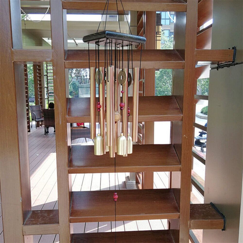 Yard Garden DIY Hanging Ornament Pendant Windchime Copper Bells Wind Chimes