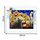 5D DIY Diamond Painting Cartoon Cat Family Cross Stitch Embroidery Mosaic