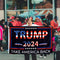 Take America Back Slogan Flag Banner 2024 Campaign Decorative Bunting Sign Decor