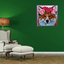 5D DIY Diamond Painting Kits Wear Flower Dog Full Round Drill Wall Decor Art Set