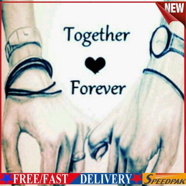 5D DIY Diamond Painting Lovers Hold Hands Full Round Drill Embroidery Art #F