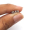 100pcs Fishhooks Barbed Twist Locks Stainless Steel Fishing Hook Spring Locks